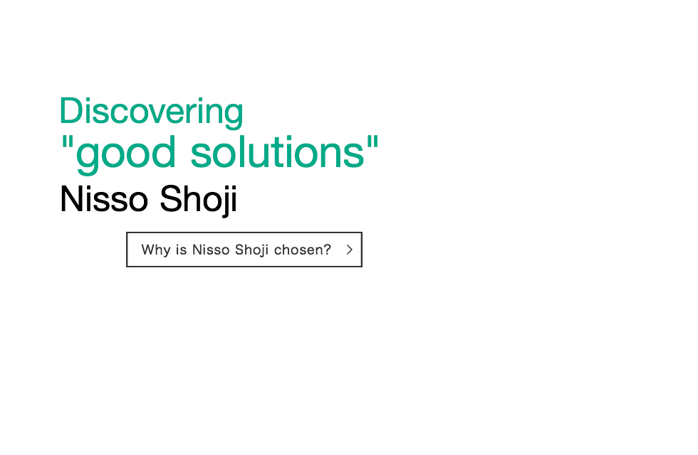 Discovering "good solutions" Nisso Shoji